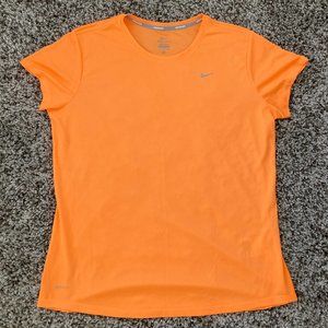 Womens Orange Nike Dri Fit Shirt (Size XL) New Without Tags